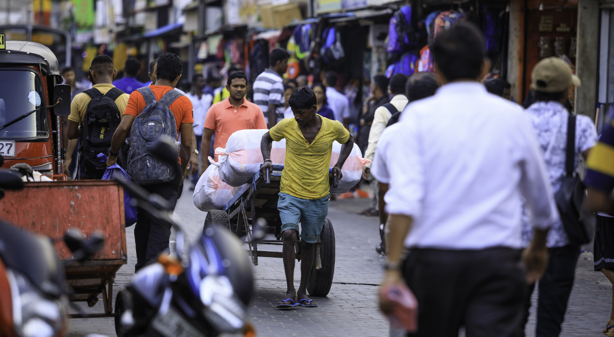 A street in Colombo (Sri Lanka)