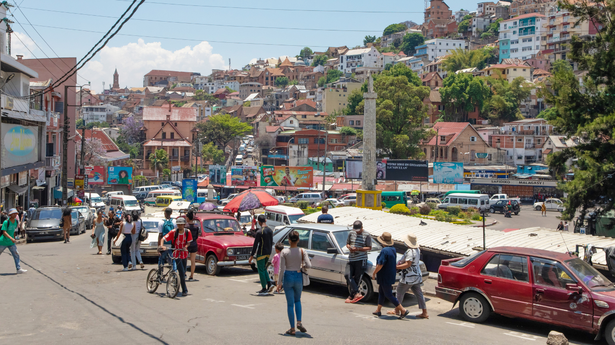 A street in Madagascar