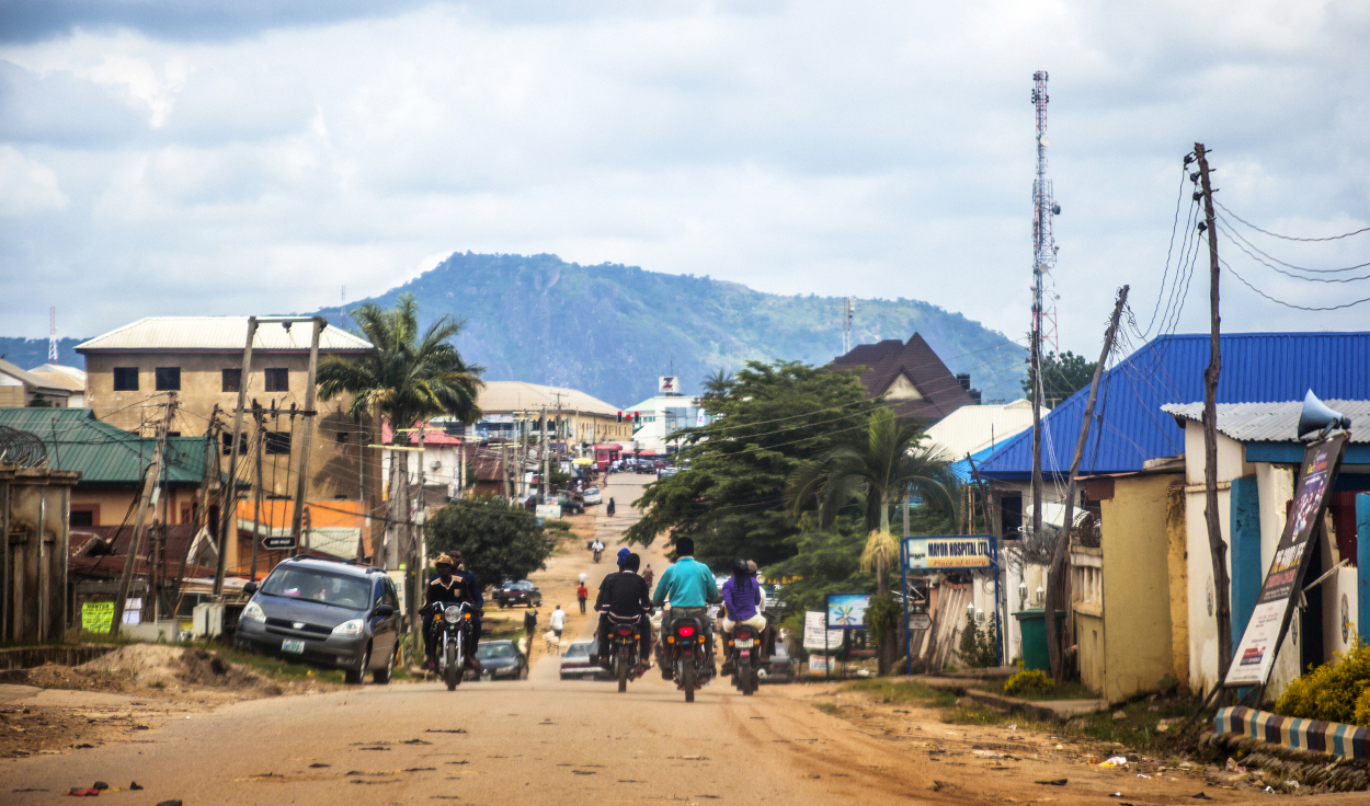 A street in Nigeria