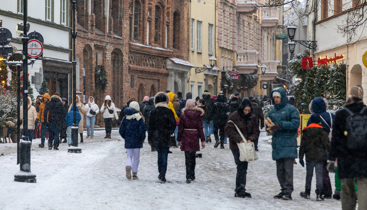 Snow in Vilnius