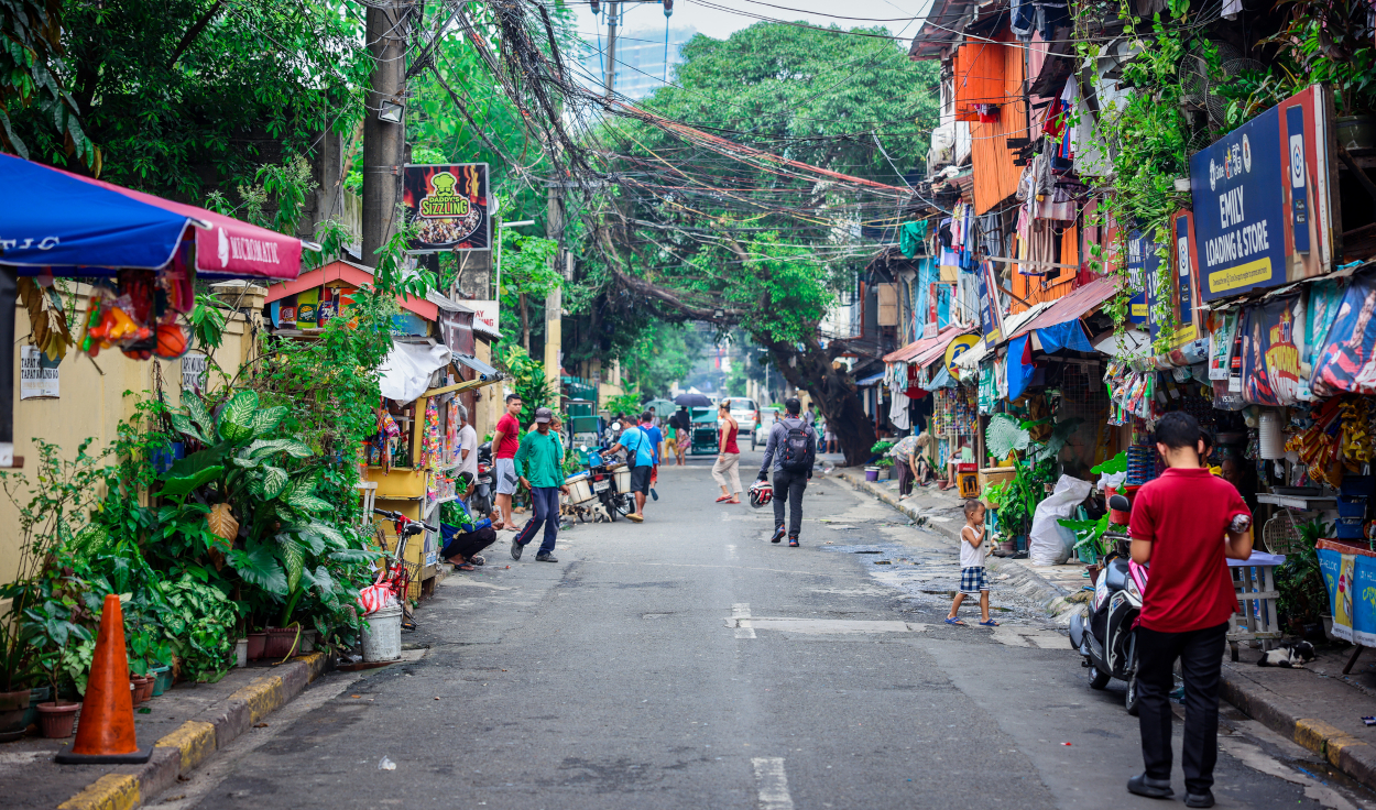 A street in Manila
