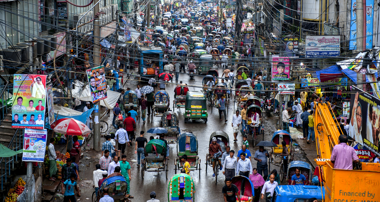 A street in Bangladesh