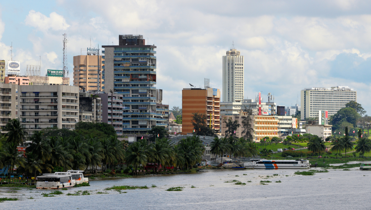 Landscape in Abidjan