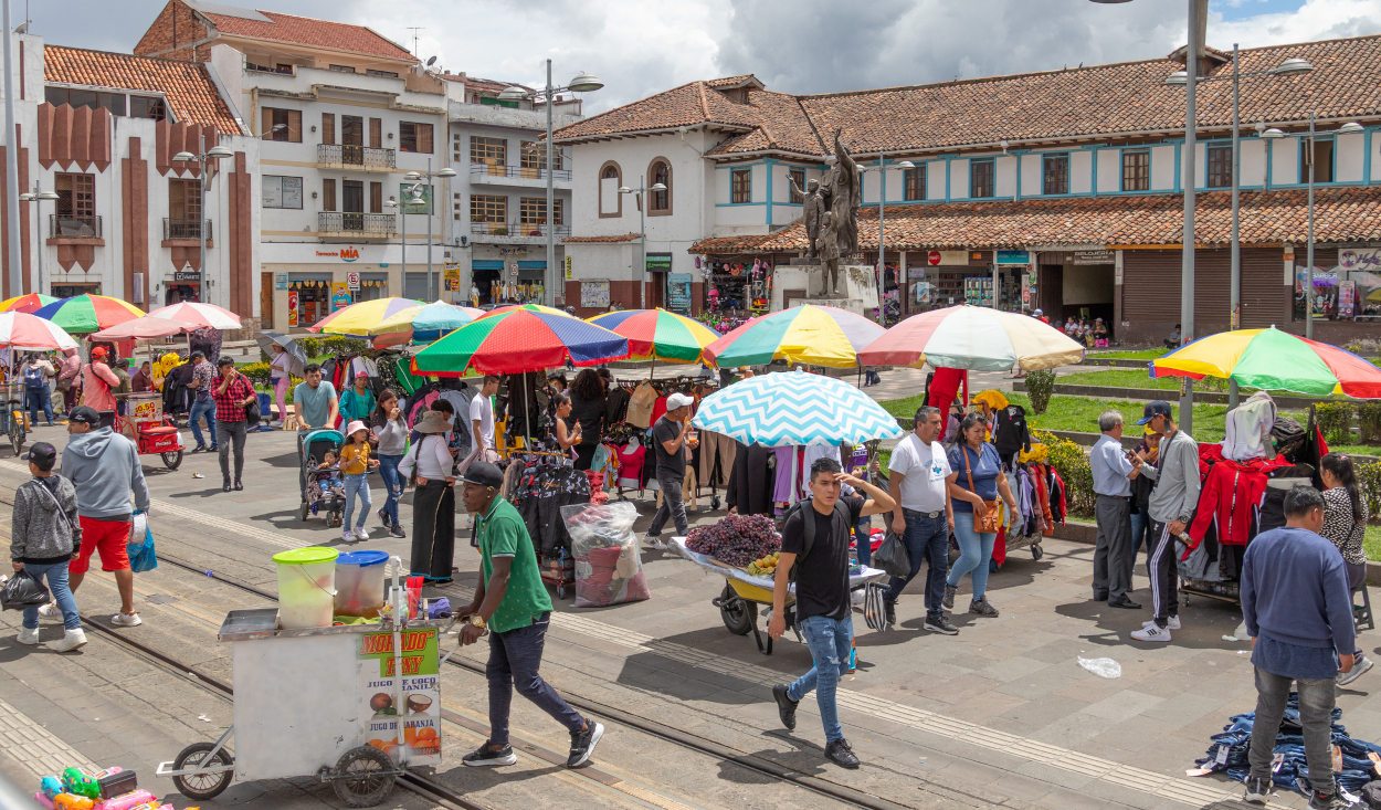 A street in Ecuador