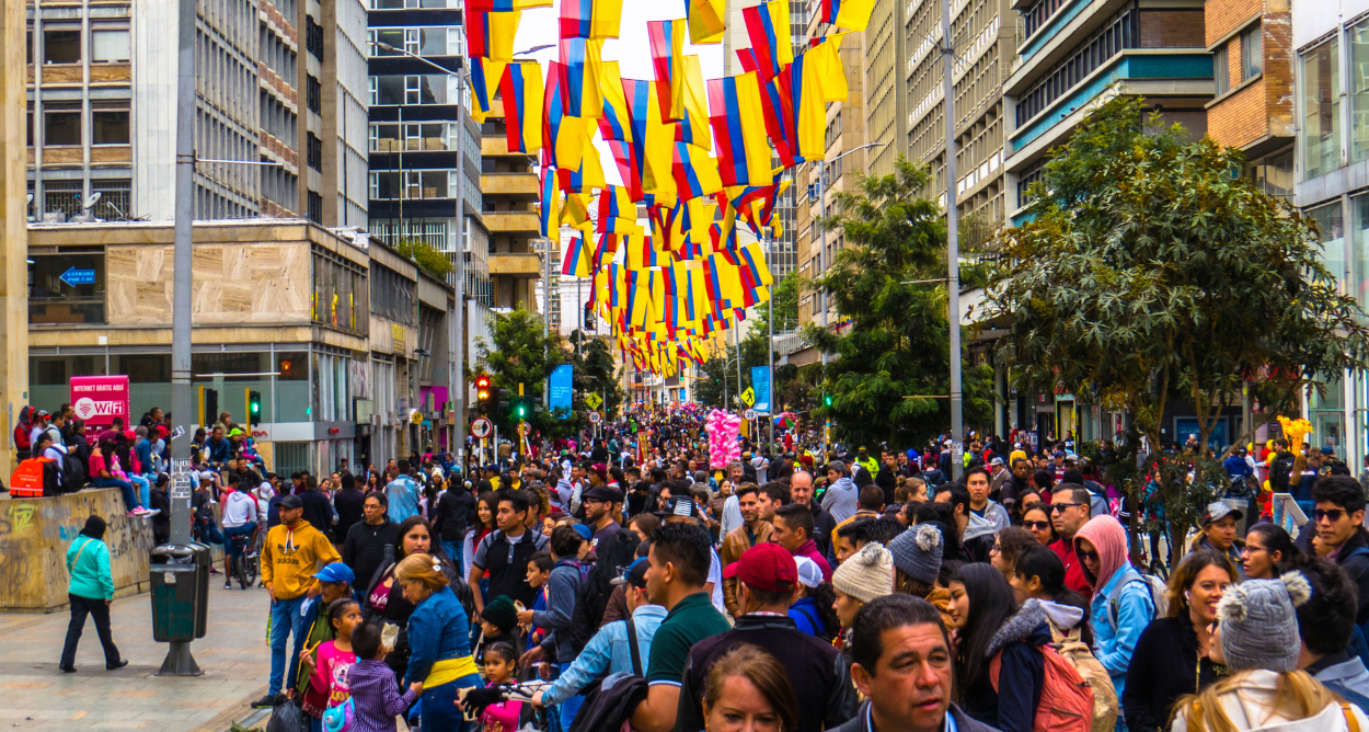 Colombian flags