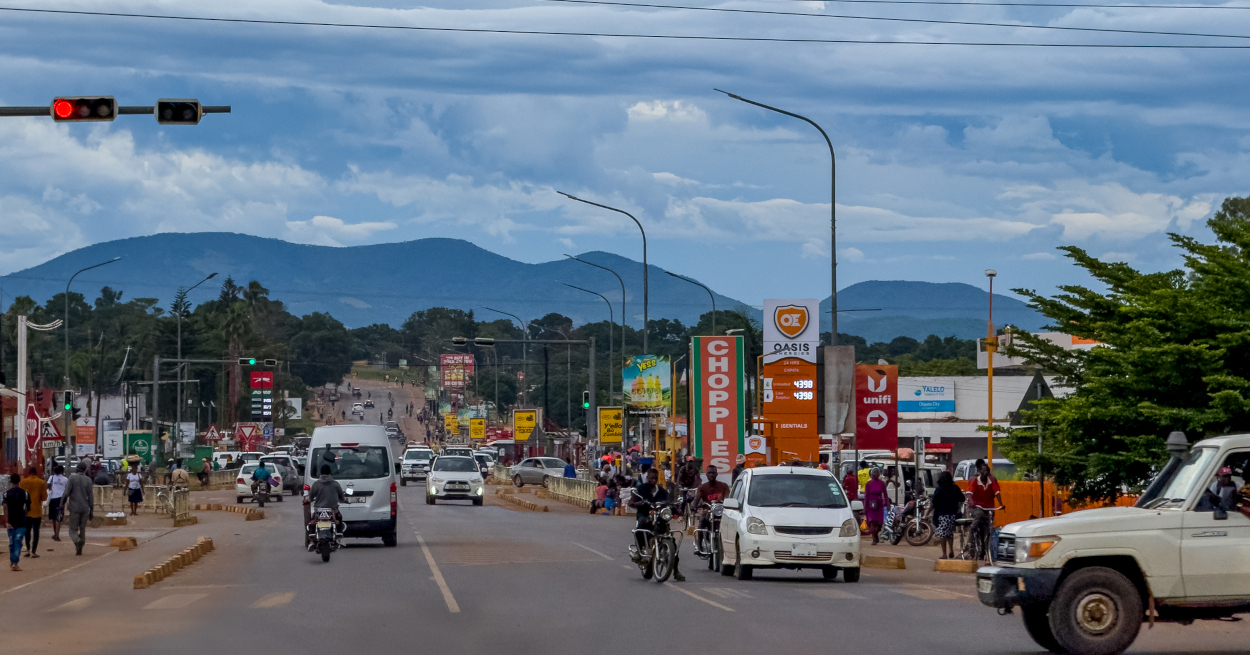 A street in Zambia