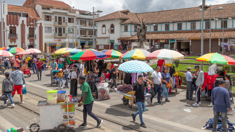 A street in Ecuador