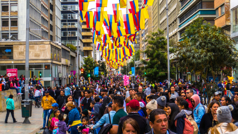 Colombian flags