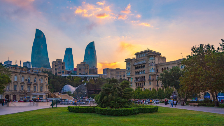 Flame Tower in Azerbaijan