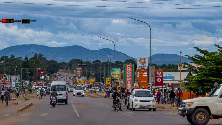 A street in Zambia