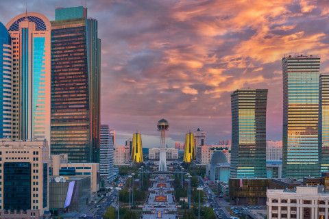 Landscape in Astana